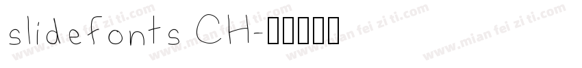slidefonts CH字体转换